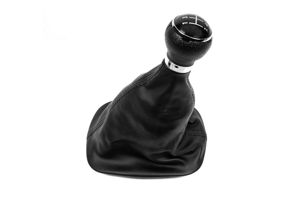 Black gear shift knob with boot (5-speed) for Volkswagen Passat B5 1997-2005 - image 3