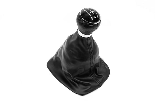 Black gear shift knob with boot (5-speed) for Volkswagen Passat B5 1997-2005 - image 2
