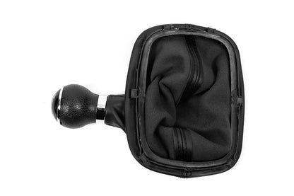 Black gear shift knob with boot (5-speed) for Volkswagen Passat B5 1997-2005 - image 5