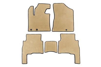 Floor Mats 2009-2012 (EVA, Beige) for Kia Sorento II XM 2009-2014 - image 1