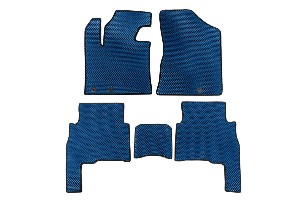 Floor Mats 2009-2012 (EVA, Blue) for Kia Sorento II XM 2009-2014 - image 1