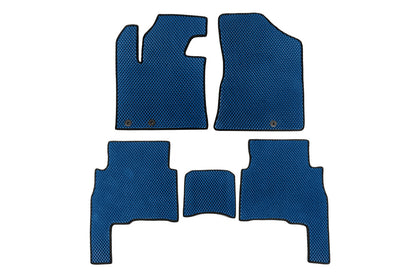 Floor Mats 2009-2012 (EVA, Blue) for Kia Sorento II XM 2009-2014 - image 1