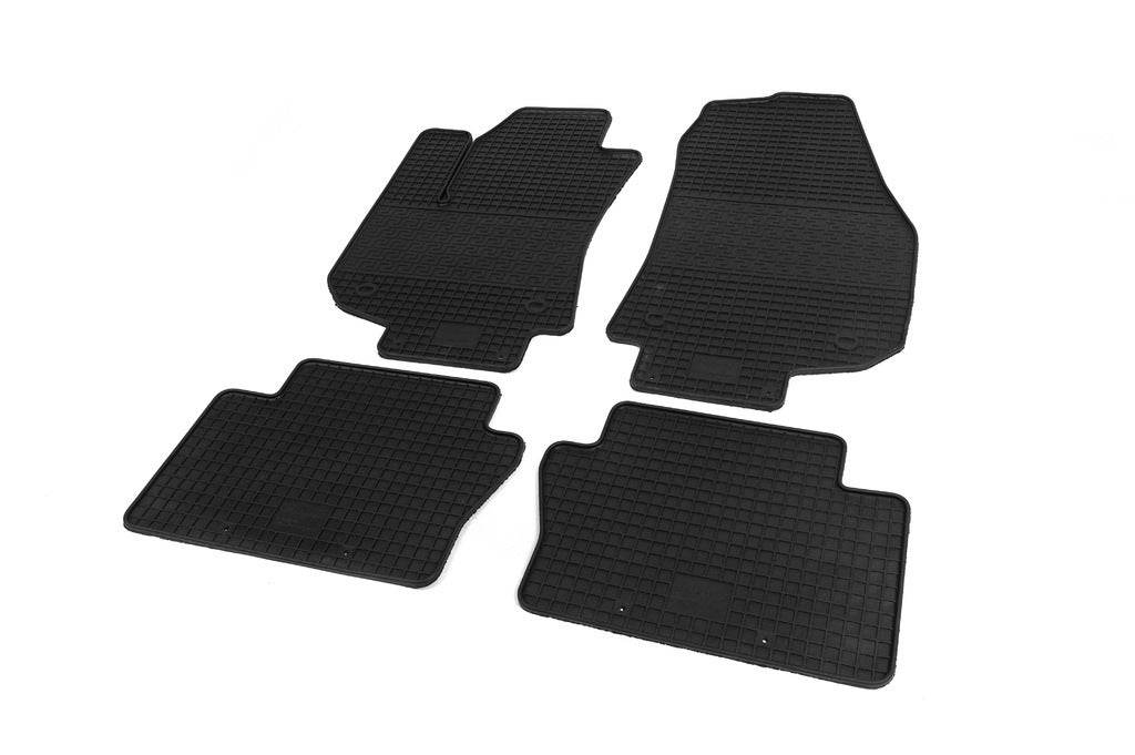 Rubber mats (4 pcs., Polytep) for Opel Zafira B 2005-2011 - Reelken Auto