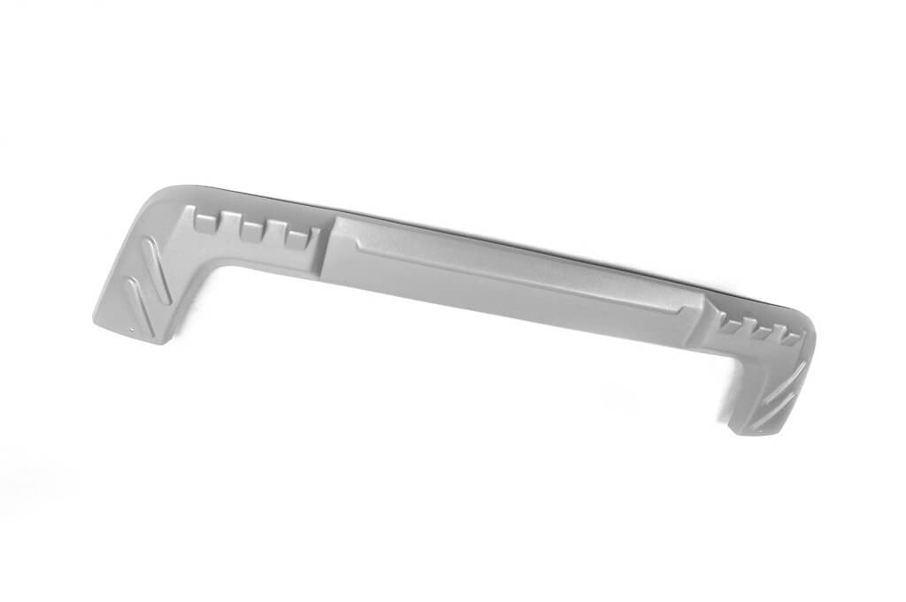 Front bumper lip U-type (ABS, gray) for Renault Duster 2008-2017 - image 2