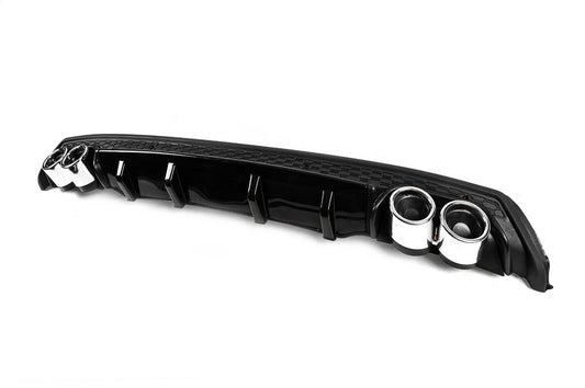 Universal Rear Diffuser DPT V-1 (ABS) (Gloss Black) - image 2