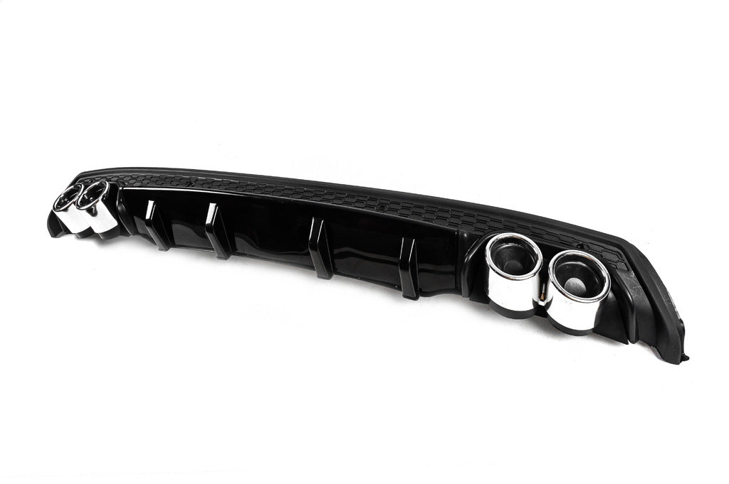 Universal Rear Diffuser DPT V-1 (ABS) (Gloss Black) - image 2