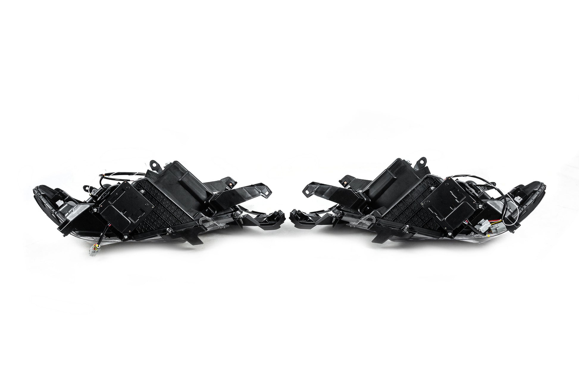Front optics Lexus-design 4-LED V2 (2017+, 2 pcs) for Toyota Land Cruiser Prado 150 - image 6