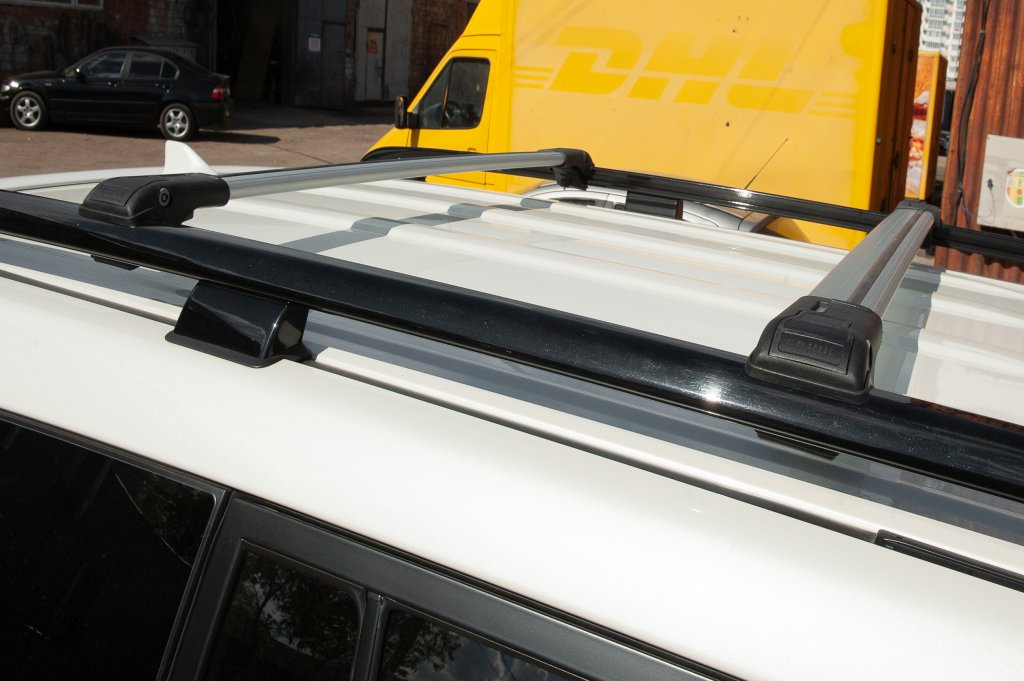 Lockable roof rack cross bars (2 pcs) for Peugeot 1007 2005-2009 - image 3