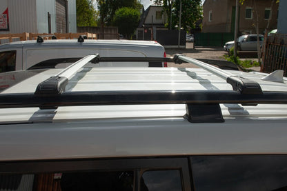 Lockable roof rack cross bars (2 pcs) for Renault Trafic 2015- - image 8