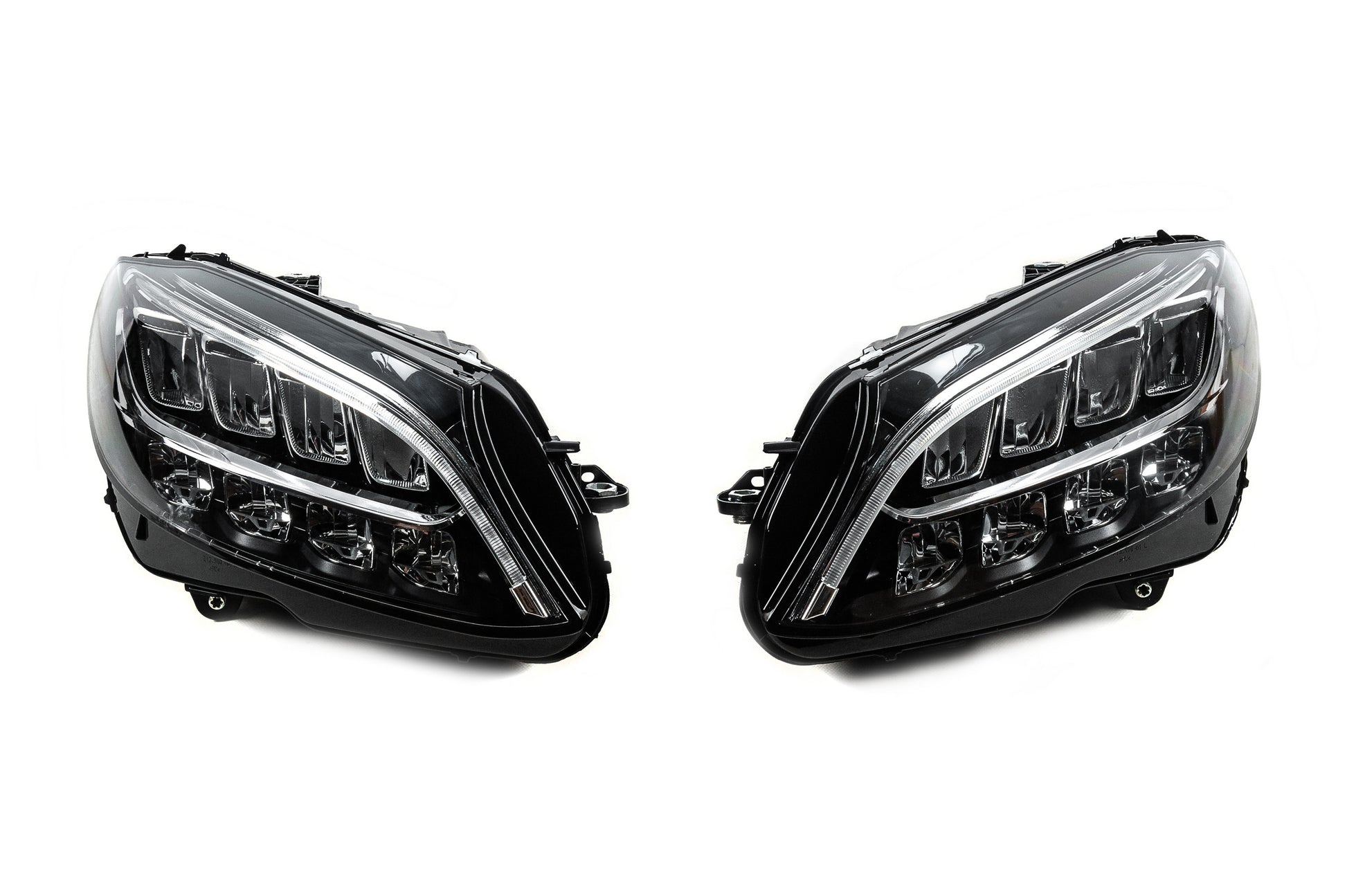 Front headlights (2 pcs, without modules, facelift) for Mercedes C-сlass W205 2014-2021 - image 1
