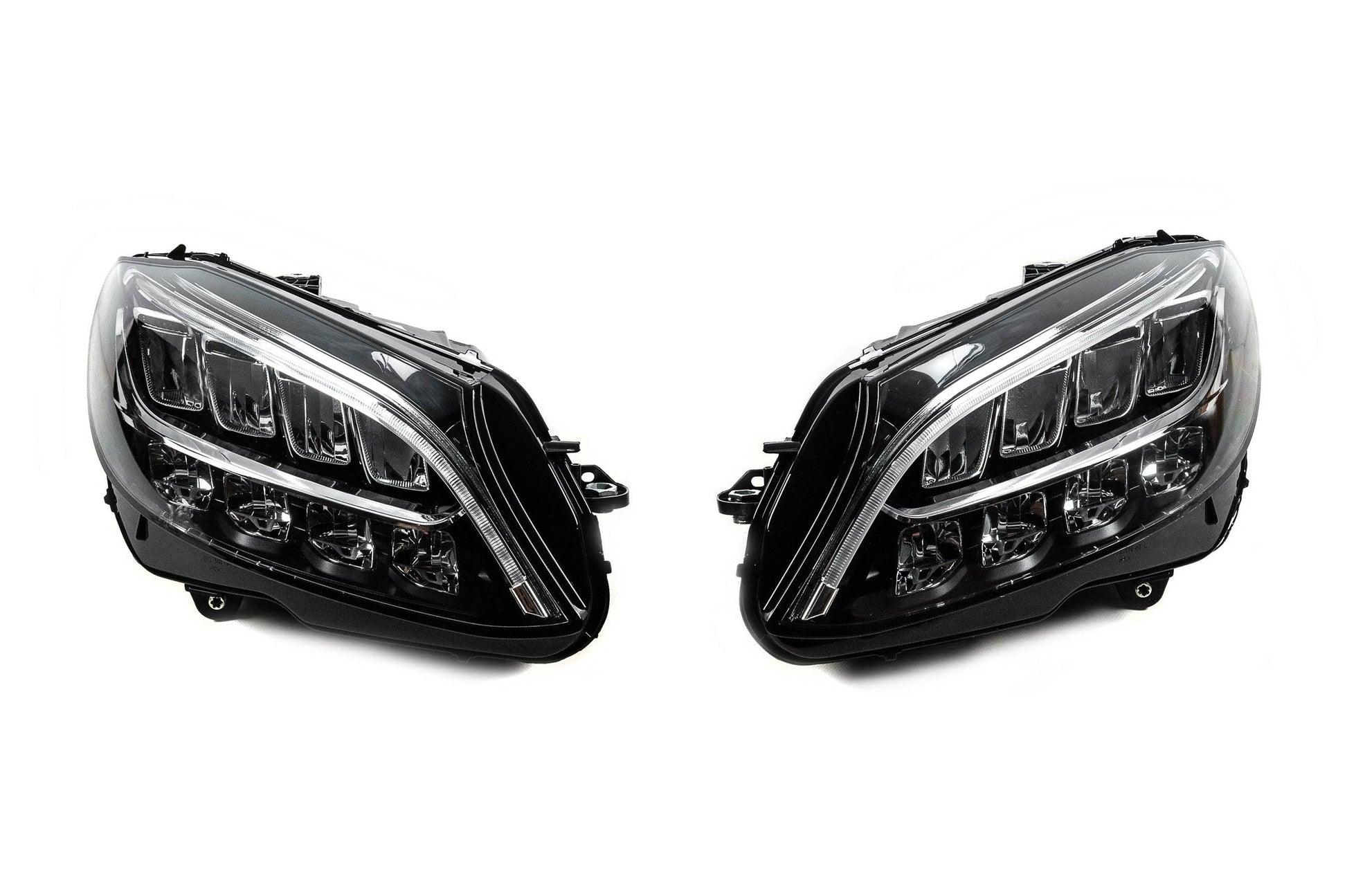 Front optics (2 pieces, restyling) for Mercedes C-class W205 2014-2021 - Reelken Auto