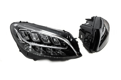 Front headlights (2 pcs, without modules, facelift) for Mercedes C-сlass W205 2014-2021 - image 3