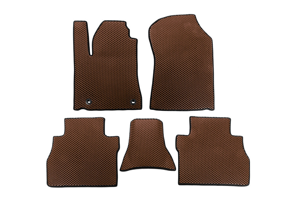 EVA Floor Mats (Brown) for Toyota Tundra 2007-2021 - image 1