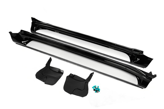 Side pad GX-style (2 pieces, aluminum) for Toyota Land Cruiser Prado 150 - image 2