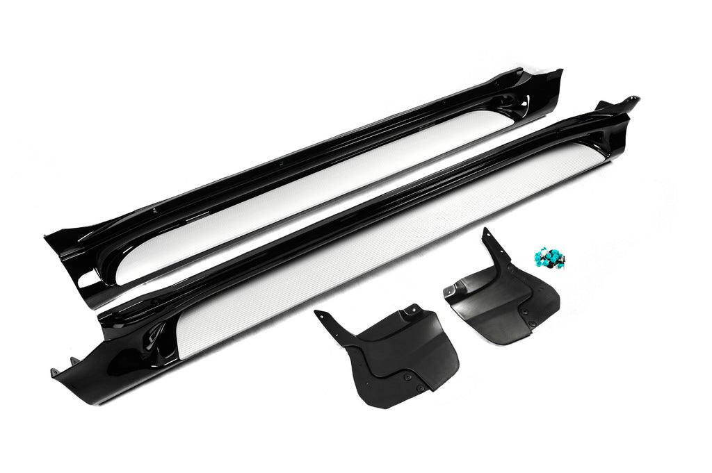 Side pad GX-style (2 pieces, aluminum) for Toyota Land Cruiser Prado 150 - image 1