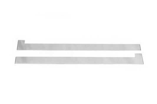 Wide stainless steel molding for sliding door (2 pcs) for Fiat Doblo II 2010-2022 - image 2
