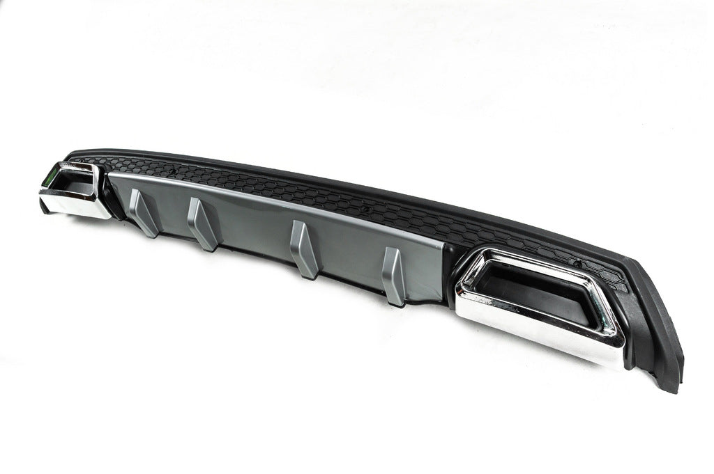 DPT V-4 Universal Rear Diffuser (ABS) (Grey+Gloss Black) - image 2