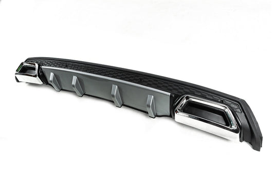 DPT V-4 Universal Rear Diffuser (ABS) (Grey+Gloss Black) - image 2