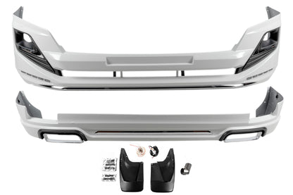 Front and Rear Bumper Guards Luxury (2013-2017) for Toyota Land Cruiser Prado 150 2009-2023 - image 2