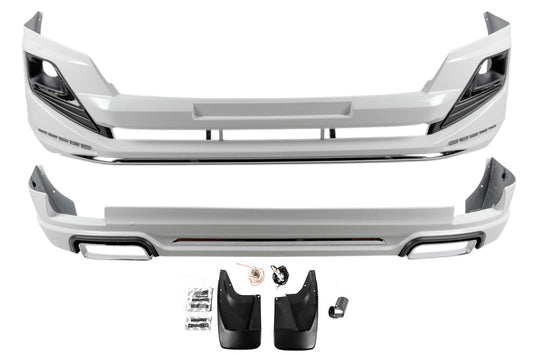Front and Rear Bumper Guards Luxury (2013-2017) for Toyota Land Cruiser Prado 150 2009-2023 - image 2
