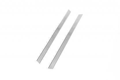 Vertical stainless steel moldings for quarter window (2 pcs.) for Ford Connect 2006-2009 - image 3
