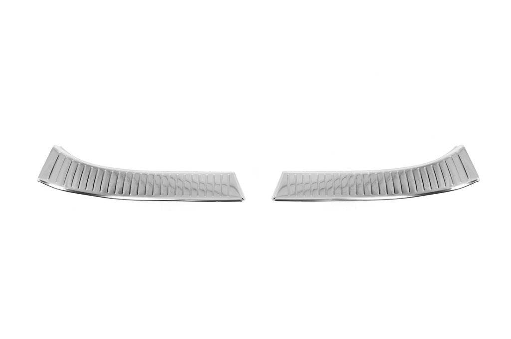 Cover on the rear threshold Carmos (stainless steel) for Nissan Qashqai 2021↗ - Reelken Auto