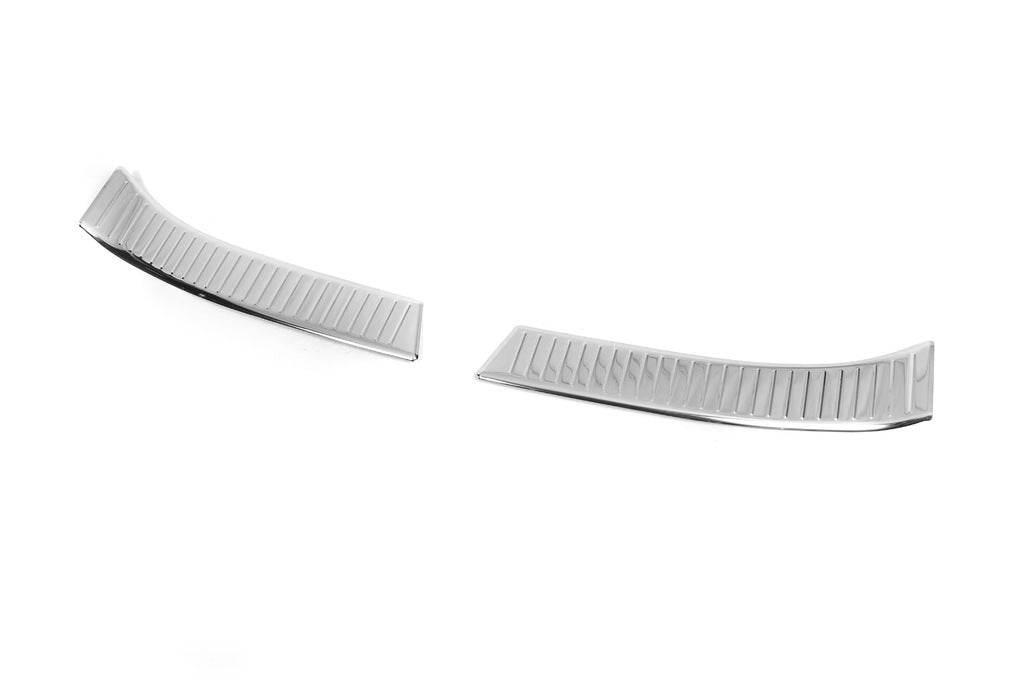 Cover on the rear threshold Carmos (stainless steel) for Nissan Qashqai 2021↗ - Reelken Auto