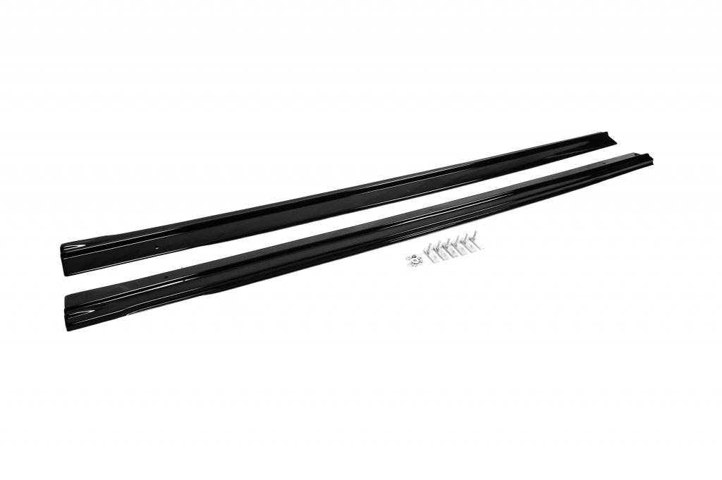 EuroCap side sills (standard base, black) for Volkswagen Caddy 2015-2020 - Reelken Auto