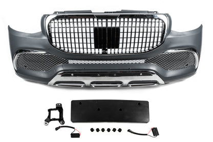 Front bumper with grille (Maybach) for Mercedes Sprinter W907/W910 2018- - image 4