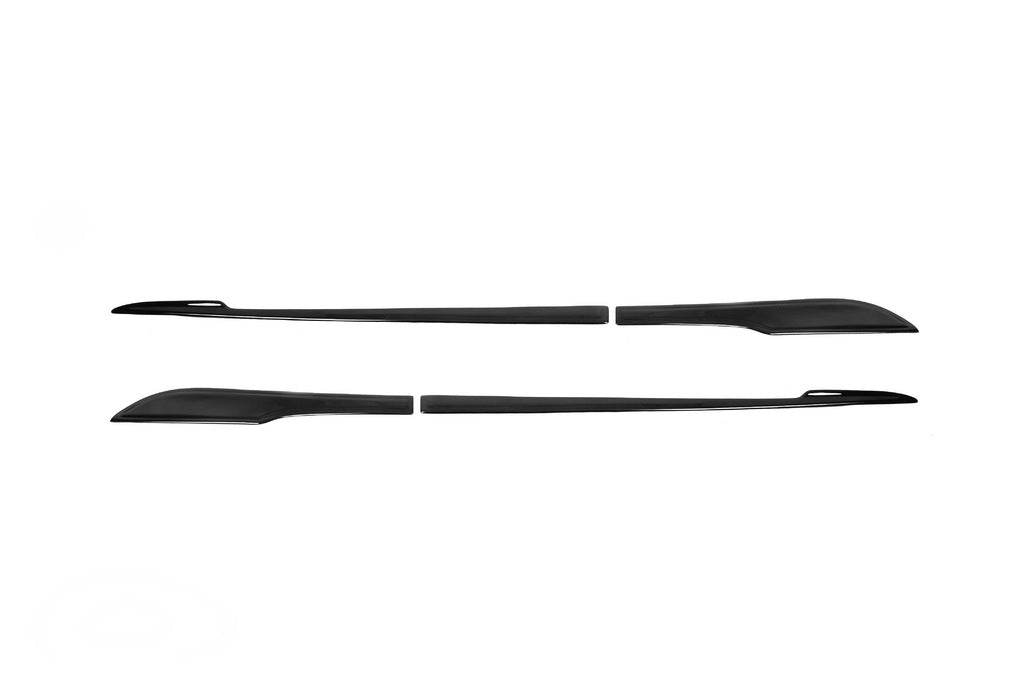 Door moldings (4 pcs, black) for Honda Civic Sedan X 2016-2021 - Reelken Auto