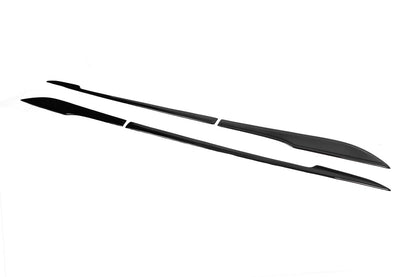 Door moldings (4 pcs, black) for Honda Civic Sedan X 2016-2021 - image 3