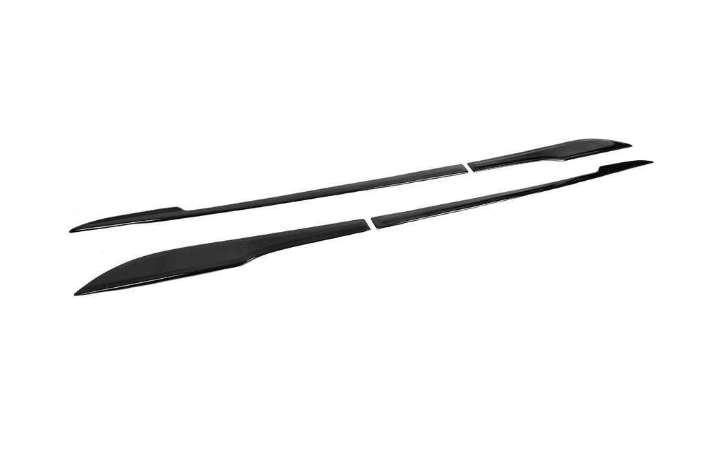 Door moldings (4 pcs, black) for Honda Civic Sedan X 2016-2021 - image 4