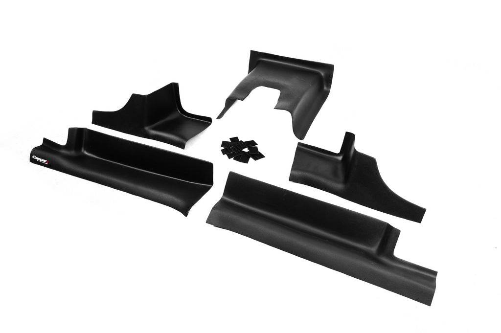 Linings on internal thresholds EuroCap (5 pcs., ABS) for Dacia Duster 2008-2018 - Reelken Auto