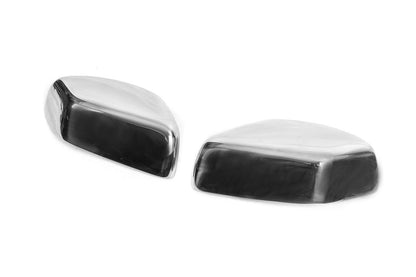 Mirror Covers (2 pcs, Stainless Steel) for Land Rover Discovery II 1998-2004 - image 3