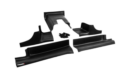 Linings on internal thresholds EuroCap (5 pcs., ABS) for Dacia Duster 2008-2018 - Reelken Auto