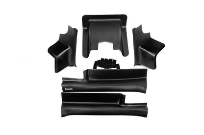 Linings for internal linings EuroCap (5 pcs., ABS) for Dacia Duster 2018-2024 - Reelken Auto