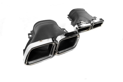 Rear diffuser with Silver nozzles (for AMG/AMG-Line, E63 Design 2016-2020) for Mercedes E-class W213 2016-2023 - image 7