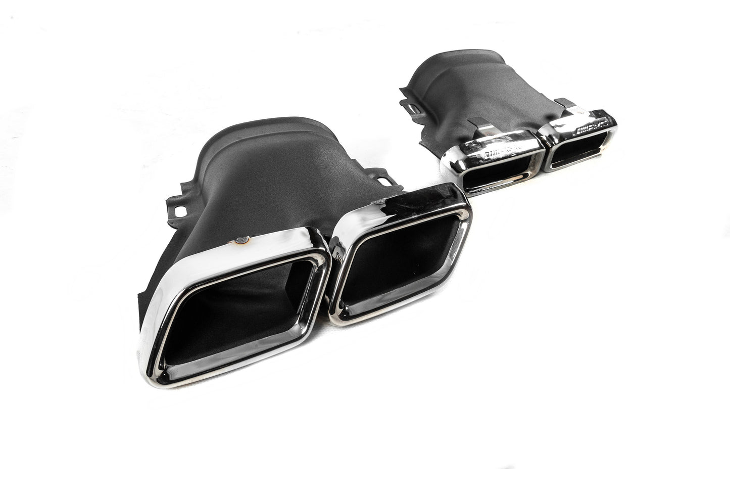 Rear Diffuser with Tips E63-Design Silver (for AMG/AMG-Line 2016-2020) for Mercedes E-сlass W213 2016-2023 - image 7