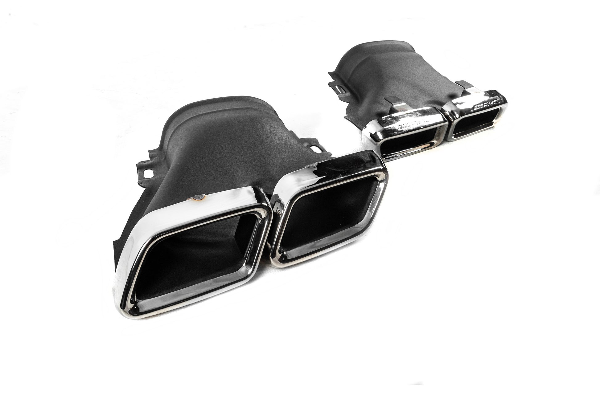 Rear Diffuser with Tips E63-Design Silver (for AMG/AMG-Line 2016-2020) for Mercedes E-сlass W213 2016-2023 - image 7