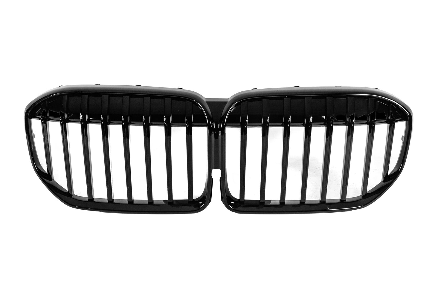 Kidney Grilles 1 Bar (2019-2022, Gloss Black) for BMW 7 Series G11/G12 2015-2022 - image 3