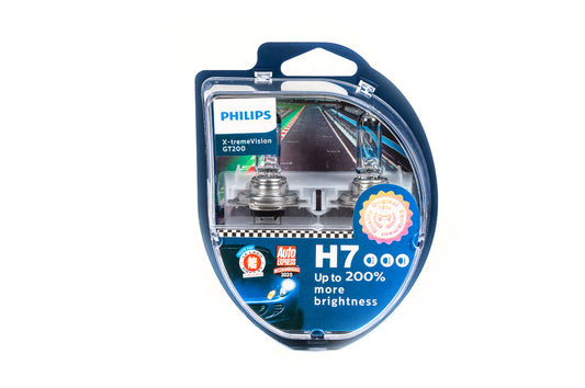 Philips H7 55W 12972GT Racing Vision +200% Headlight Bulb - image 1