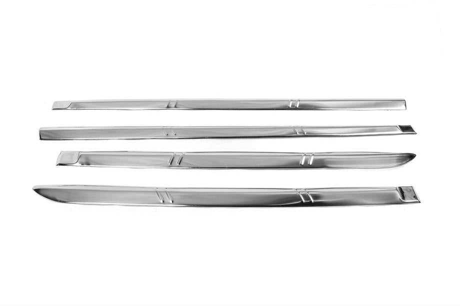 Door molding (4 pcs, stainless steel) for Hyundai Accent 2006-2010 - image 1