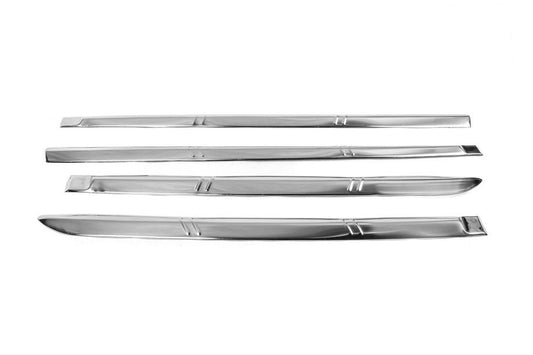 Discount Door Mouldings (4 pcs, Stainless Steel) for Hyundai Accent 2006-2010 - image 1