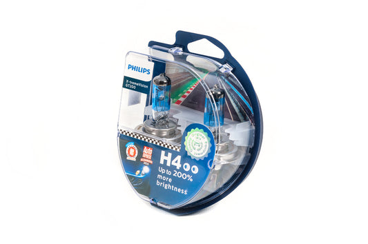 Philips H4 60/55W 12342GT Racing Vision +200% Headlight Bulb - image 2