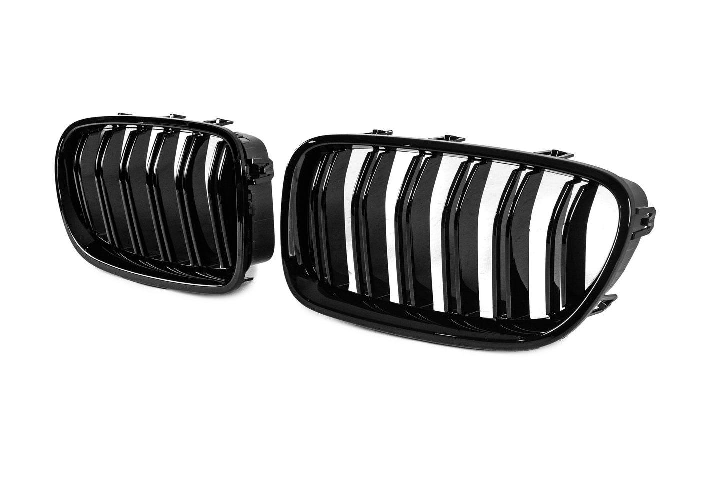 Kidneys M-Look (Gloss Black) for BMW 5 Series F10/F11 2010–2016 - image 3