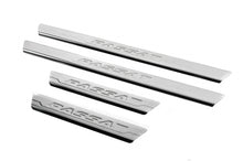 Door Sill Protectors Carmos V3 (4 pcs, Stainless Steel) for Volkswagen Passat B6 2006-2012 - image 2