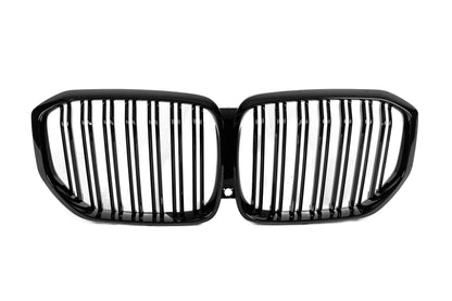 Kidney Grilles M-Look DPT (2018-2022, Gloss Black) for BMW X5 G05 2019–2026 - image 2