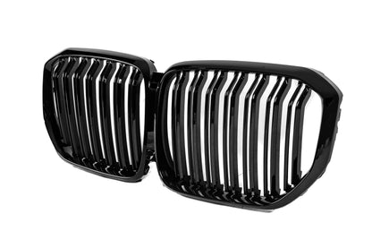 Kidney Grilles M-Look DPT (2018-2022, Gloss Black) for BMW X5 G05 2019- - image 3