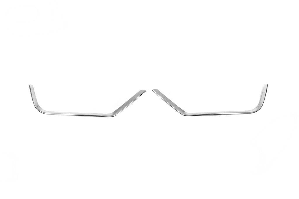 Facing the rear of the reflector (2 pcs, stainless steel) for Ford Focus II 2008-2011 - Reelken Auto