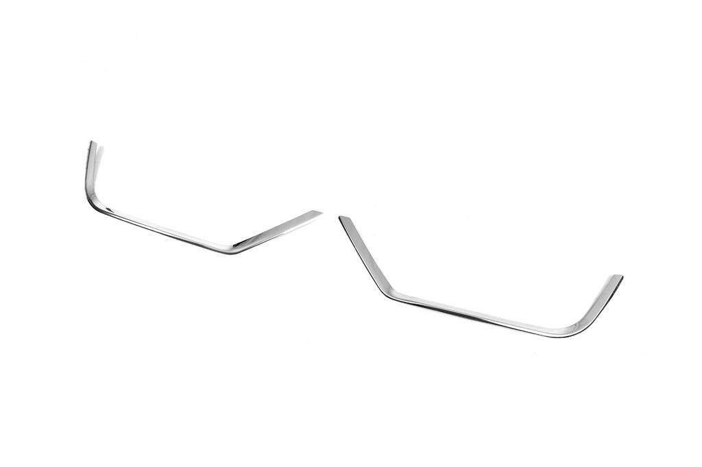 Facing the rear of the reflector (2 pcs, stainless steel) for Ford Focus II 2008-2011 - Reelken Auto